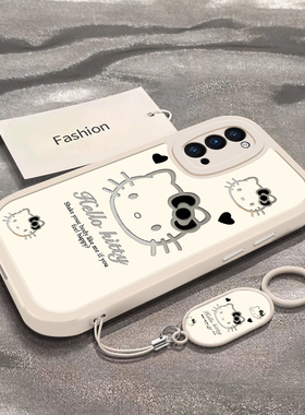 暗黑凯蒂猫适用于OPPOReno4手机壳Reno4se新款PDPM00全包防摔保护套Reno4Pro可爱男女卡通小众ins风专用外壳