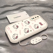 适用于荣耀Play3手机壳荣耀Note10新款ASK-AL00x全包防摔保护套honor男女款华为可爱彩色凯蒂猫头专用外壳