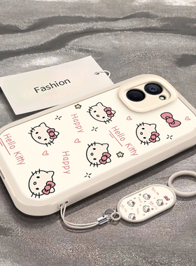 适用于真我V20手机壳RealmeV23i新款RMX3610全包防摔v23保护套真我v25情侣男女款彩色凯蒂猫头ins风专用外壳