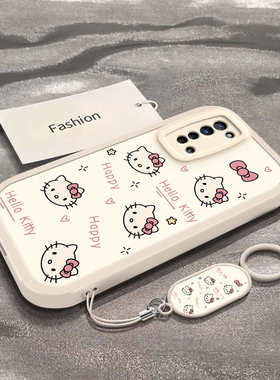 适用于OPPOReno3手机壳OPPOReno3Pro新款PDCM00全包防摔保护套元气版男女款oppo小清新彩色凯蒂猫头专用外壳