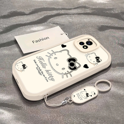 暗黑凯蒂猫适用于vivoY31s手机壳新款V2054A全包防摔保护套y31s标准版可爱搞怪男女款卡通小众ins风专用外壳