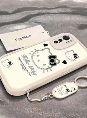 暗黑凯蒂猫适用于iQOO5手机壳iQOO3新款iQOO全包防摔V1824A保护套iQOO5Pro可爱男女款iqoo小众ins风专用外壳