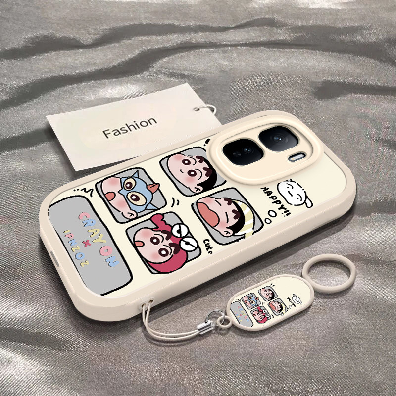 四宫格小新适用于iQOONeo10Pro+手机壳新款全包防摔保护套iqooneo10proplus可爱搞怪男女款卡通ins风专用外壳