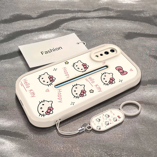 适用于iQOO手机壳iQOO3新款iQOO5全包防摔V1824A保护套iQOO5Pro男女款vivoiqoo简约彩色凯蒂猫头vivi专用外壳