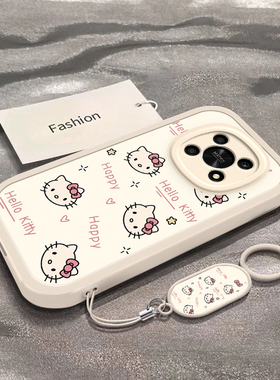 适用于荣耀X30手机壳荣耀X30i新款any-an00全包防摔保护套honor男女款华为简约可爱卡通彩色凯蒂猫头专用外壳