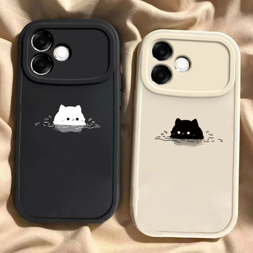 适用于OPPOA6SPro手机壳新款PMT110全包防摔泡汤猫猫保护套oppoa6spro可爱男女款简约小众潮流ins风的外壳