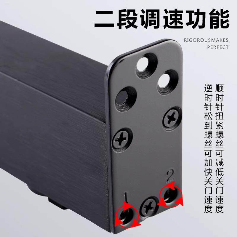 超强承免挖槽重木门地弹簧隐藏式免挖坑90度定位有框门玻璃门木门