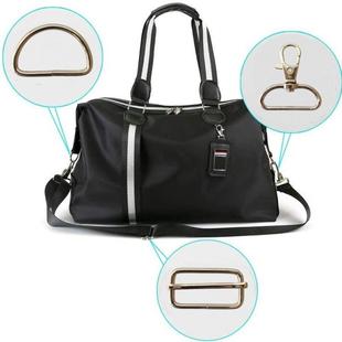 60个装32mm金属钥匙扣D环日字扣金色套装 箱包织带调节钩扣供跨境