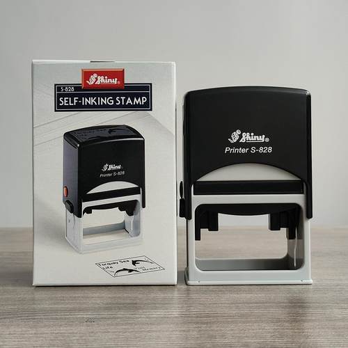 日期印章可调印章定刻姓名章新力印章材料自动按压式印章回墨印章