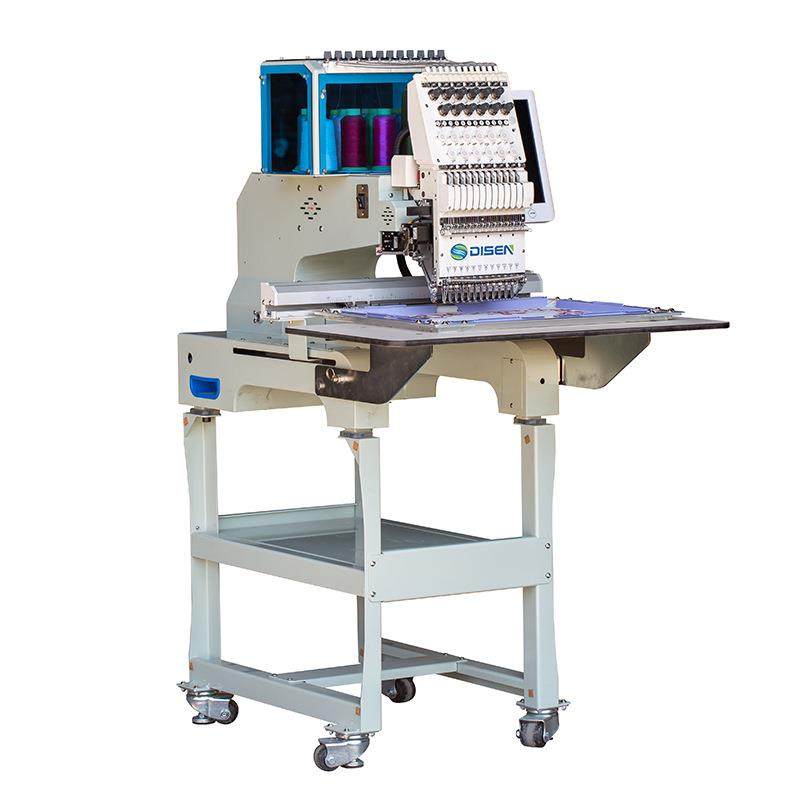 新款小型单头全自动电脑绣花机帽成衣刺绣机 embroidery machine
