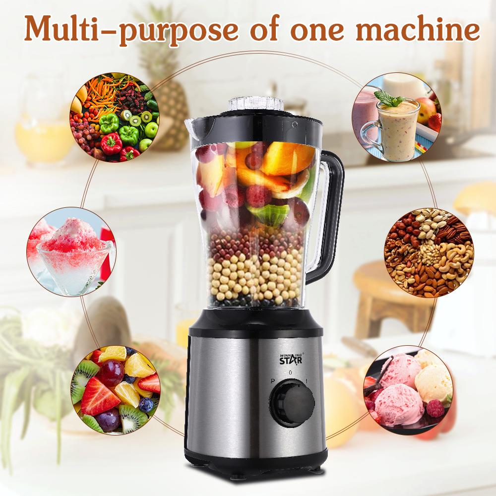 winning star跨境耐摔家用榨果汁绞肉搅拌三合一榨汁机 Blender