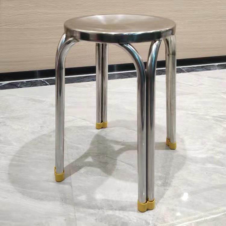 加厚不锈钢圆凳四脚板凳户外家用餐椅吧台学校实验室工厂车间凳子,住宅家具,餐椅,淘宝优惠券,粉丝福利购,淘宝优惠卷