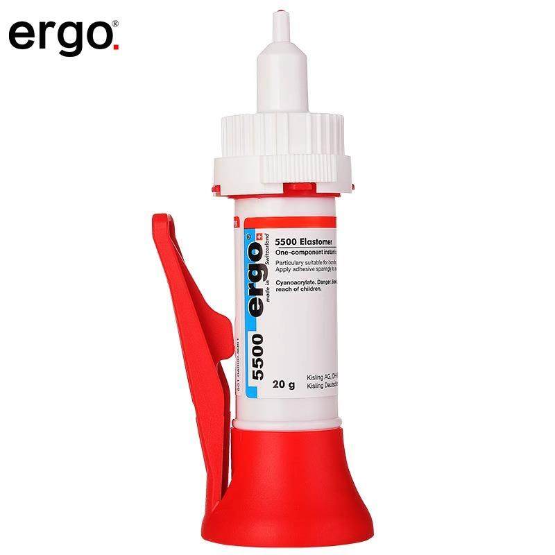 瑞士进口ergo5500粘接硅胶橡胶尼龙PP塑料专用 强力透明快干胶水