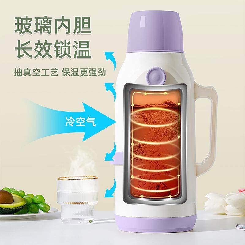 JEKO热水瓶家用保温壶老式茶瓶暖壶办公室学生宿舍大容量开水瓶