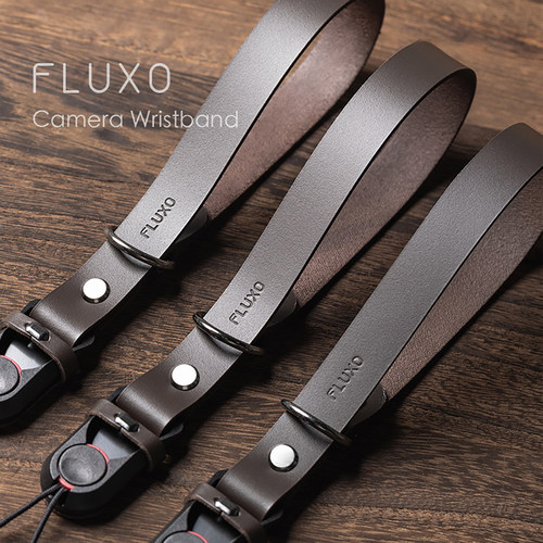 FLUXO腕带快拆头层真皮保护皮套