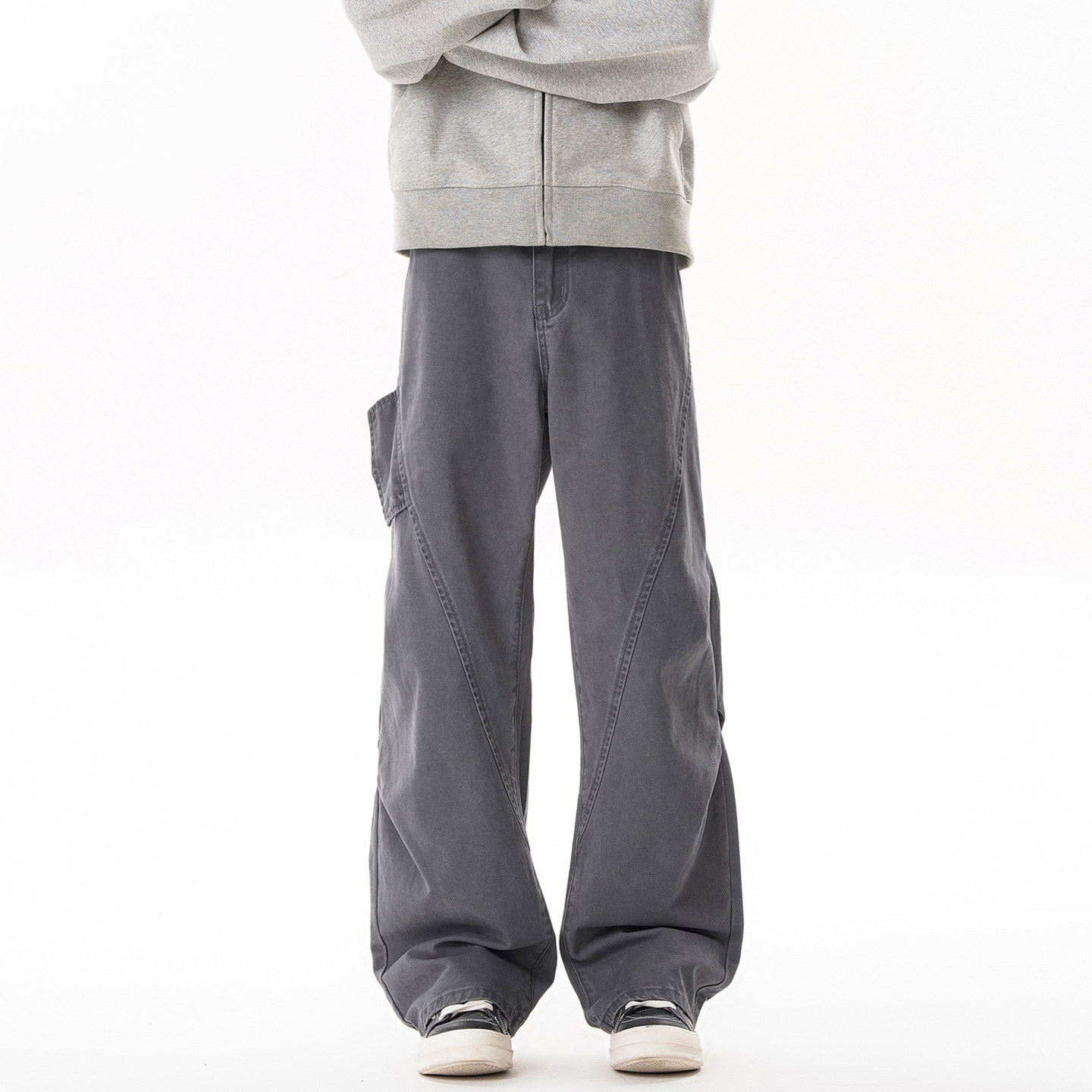 Fearless Land男女款高街裤子工装牛仔裤美式暗黑休闲潮流百搭