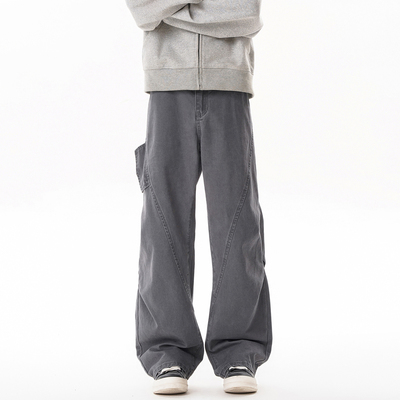 Fearless Land男女款高街裤子工装牛仔裤美式暗黑休闲潮流百搭