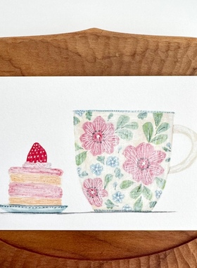 「SHUNA」温暖的世界里有笑容 2日本插画家aiko poole原版明信片