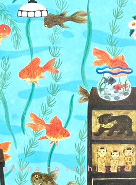 「SHUNA」心的某一处13日本原版松本阳子复古治愈插画明信片