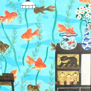 「SHUNA」心的某一处13日本原版松本阳子复古治愈插画明信片