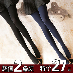 春款丝袜女春秋款中薄款美腿塑形外穿微厚防勾丝中厚打底连裤袜子