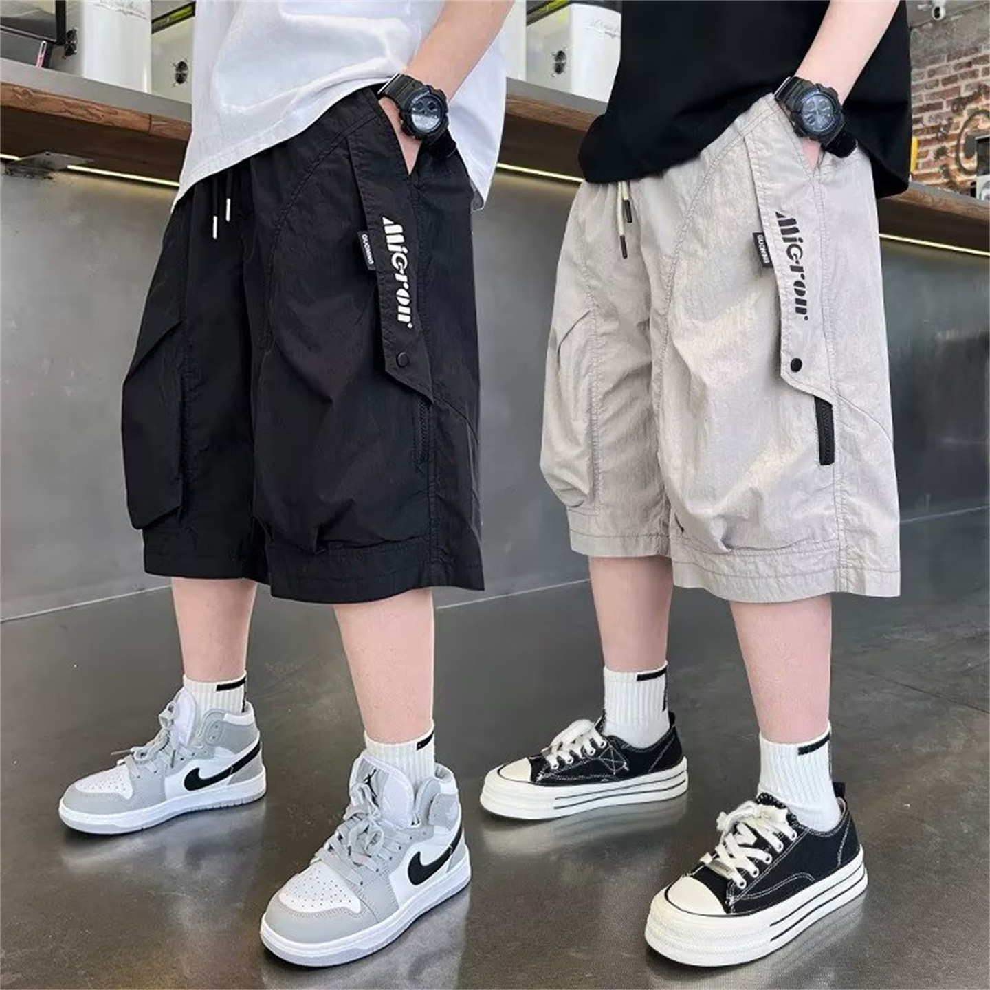 儿童装男童夏季短裤裤子2026新款工装裤夏款中大童薄款中裤夏装潮