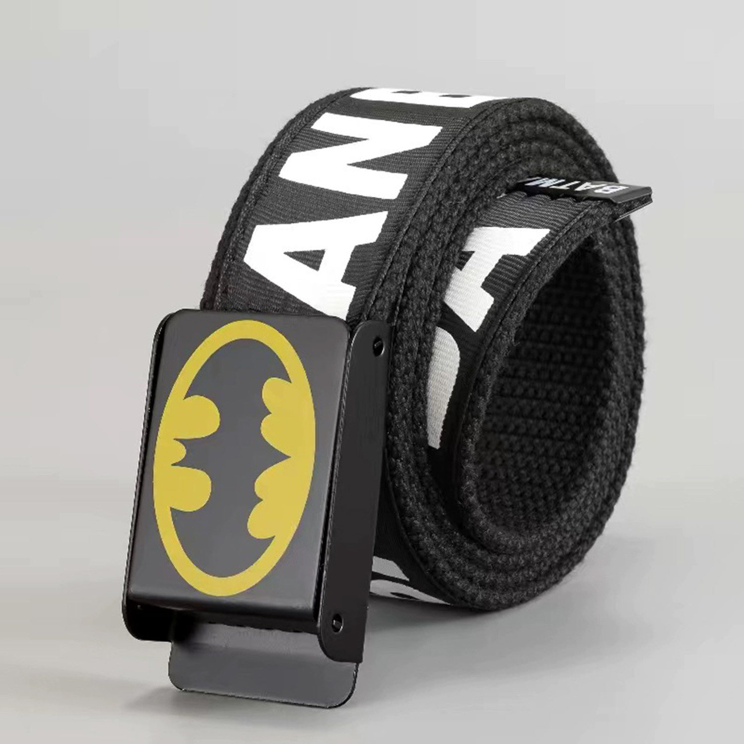 潮牌自动扣帆布腰带男士学生休闲裤带韩版街头平滑无孔皮带青少年