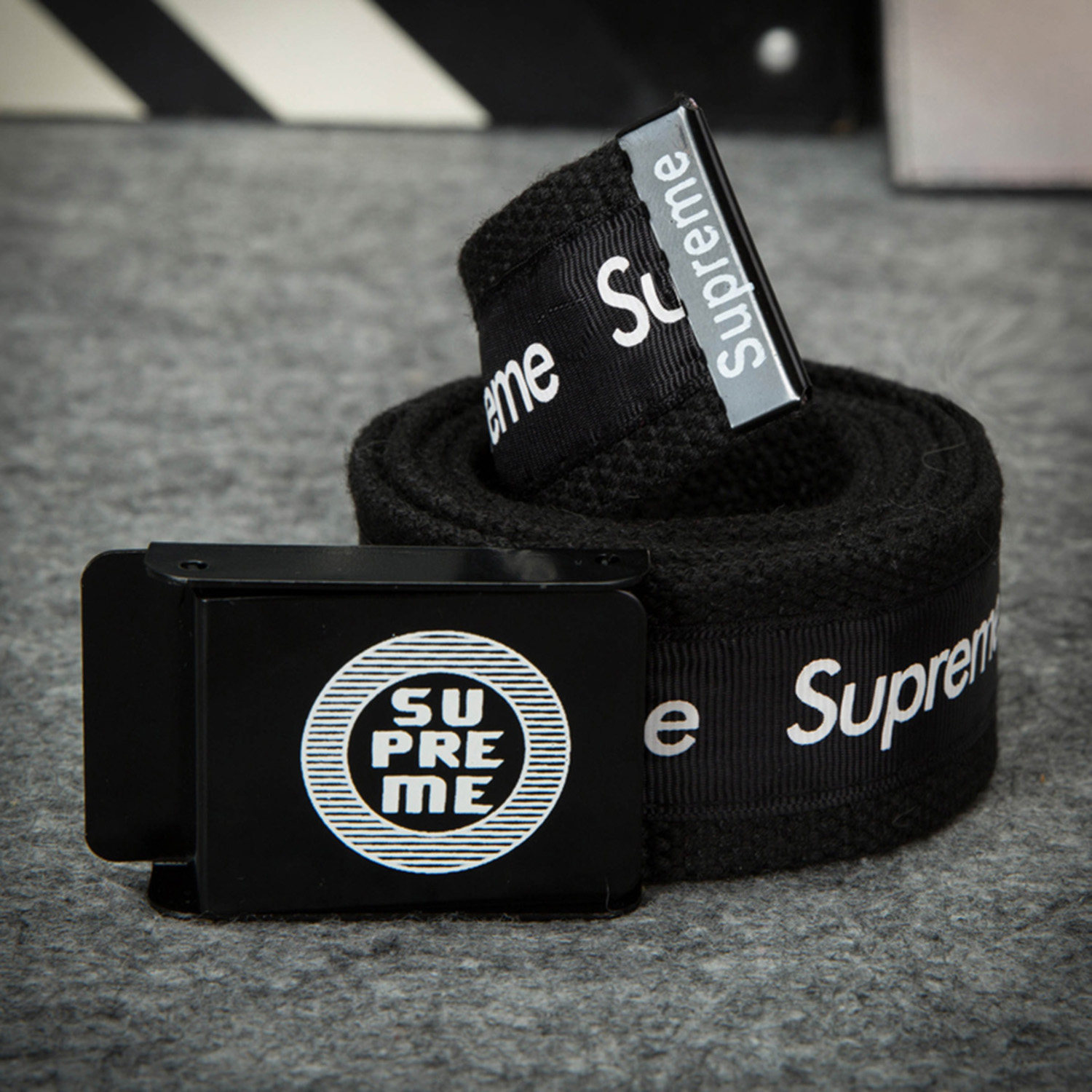 男士帆布腰带自动平滑扣休闲皮带年轻人百搭个性潮牌青年学生裤带