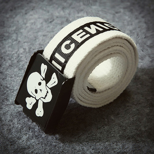 潮流学生帆布皮带多彩设计结实耐用活力满满耐用青少年男孩子腰带