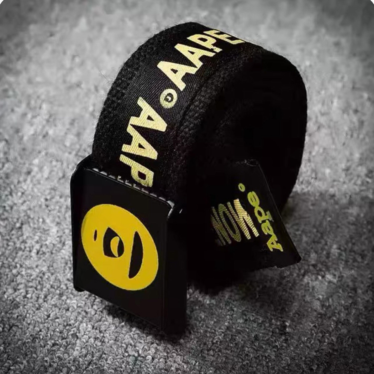 男士简约帆布腰带年轻人无孔自动扣裤带学生潮流百搭休闲尼龙皮带