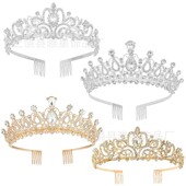 欧美跨境皇冠新娘结婚生日头饰公主礼服发饰亚马逊热销厂家