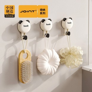 吸盘挂钩粘胶强力承重免打孔轻奢浴室卫生间贴钩墙壁门后无痕粘钩
