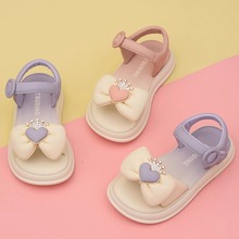 女童凉鞋2025夏季新款儿童公主童鞋女小女孩软底防滑轻便透气鞋子