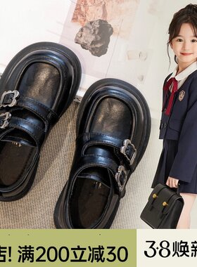 女童小皮鞋春季儿童公主鞋软底