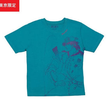 JOJO的奇妙冒险东京荒木飞吕彦原画展一部乔纳森T恤现货