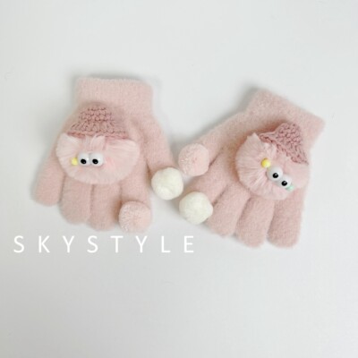 手套儿童分指可爱卡通保暖