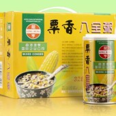 港亨旗下龙亨礼盒装 12罐五谷杂粮旅游居家追剧 粟香八宝粥328g