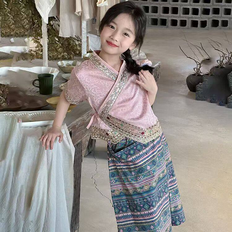 傣族服装儿童女2025新款