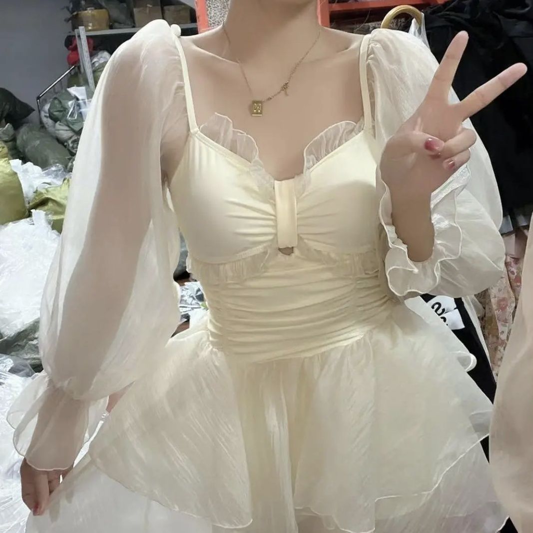 抖音同款女泳衣大码新温
