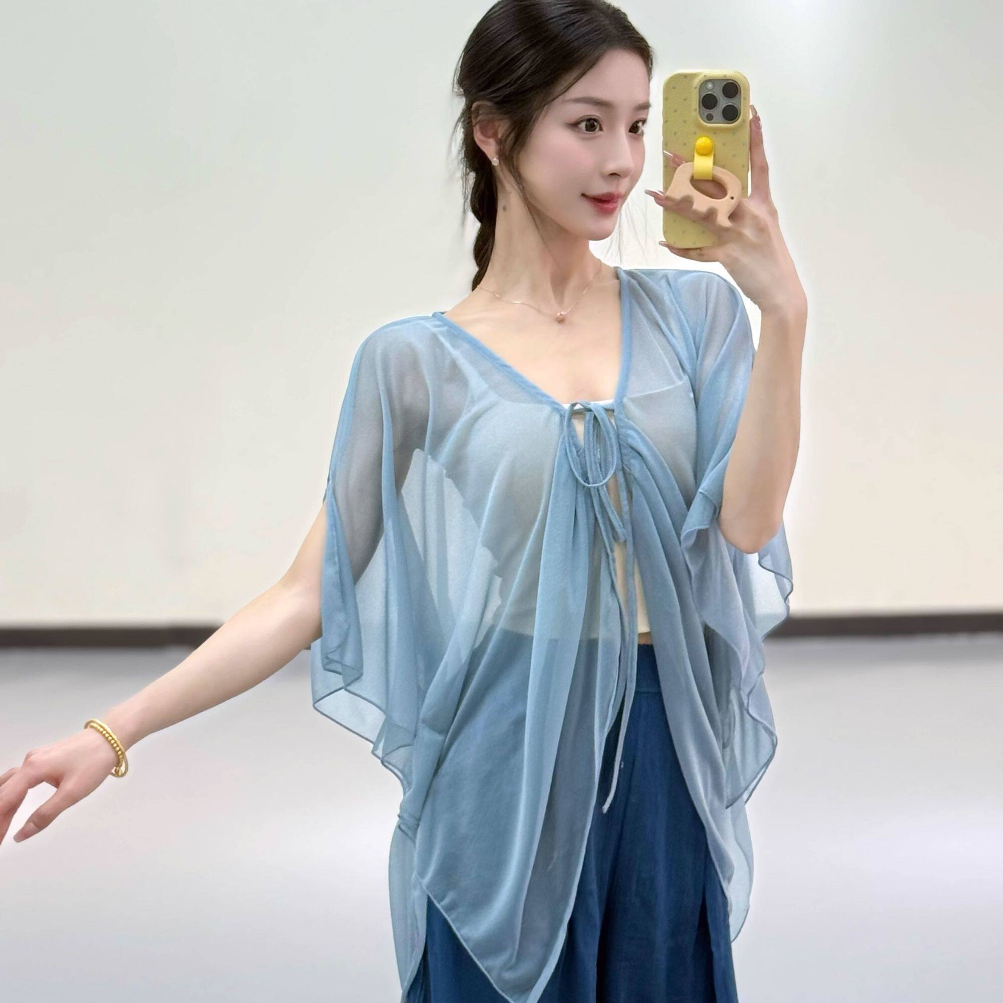 古典舞纱衣舞蹈服女蝙蝠