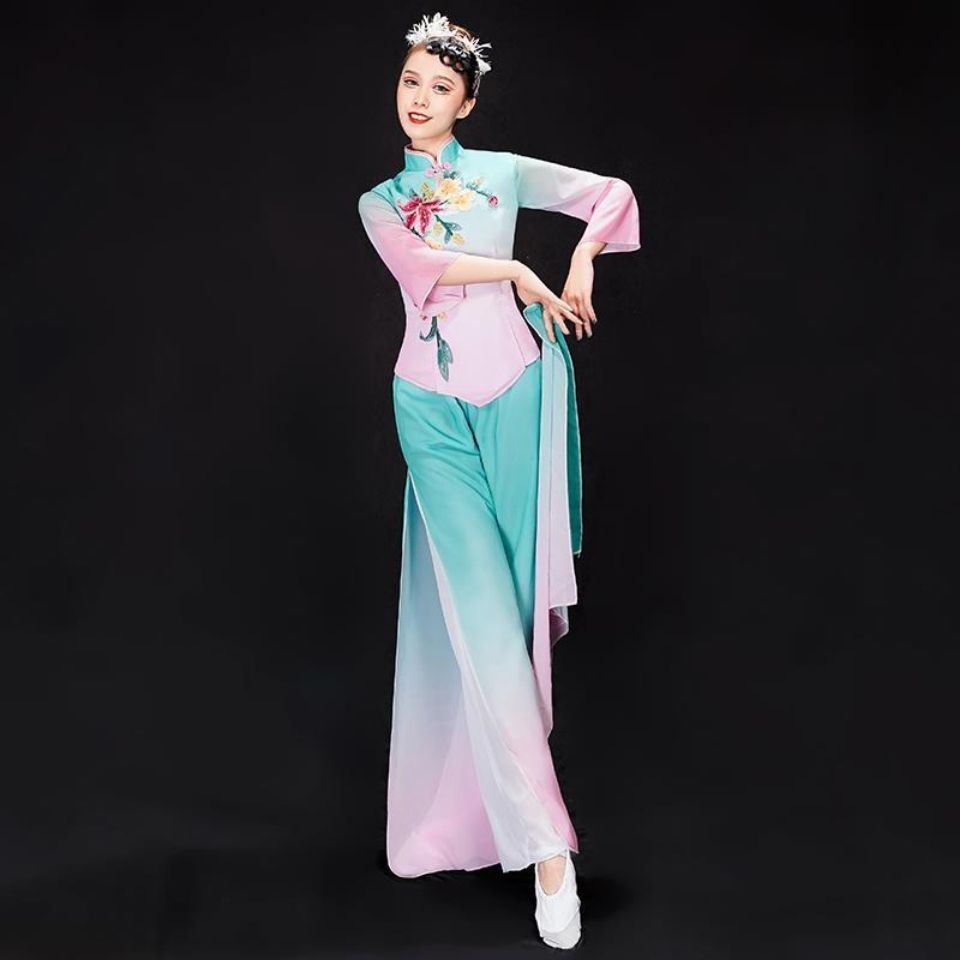 秧歌服演出服女飘逸新款
