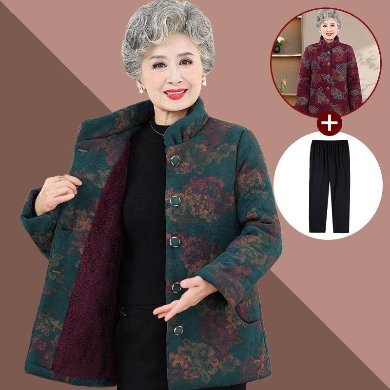 老太太冬季棉服70岁装棉