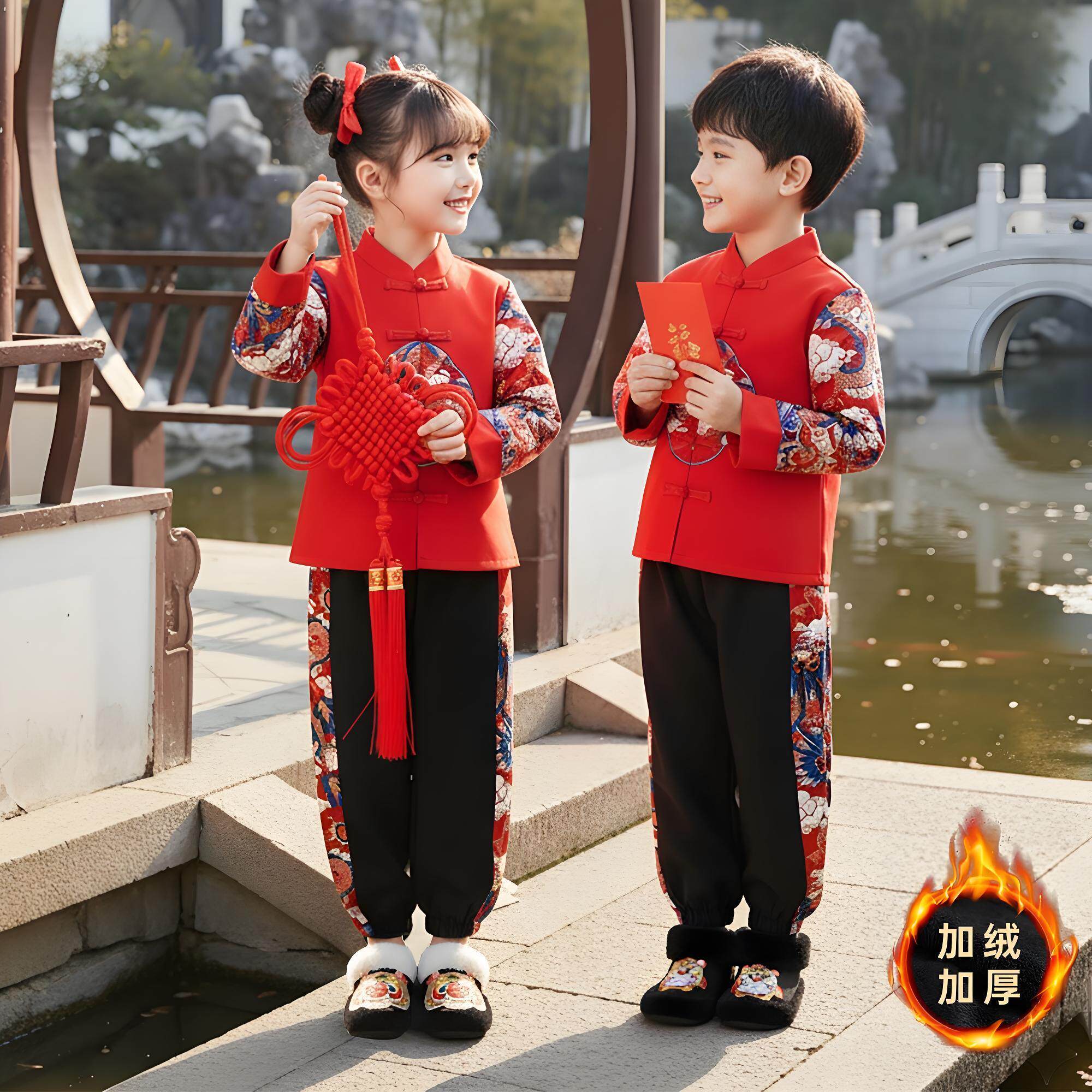 儿童汉服演出服幼儿园小