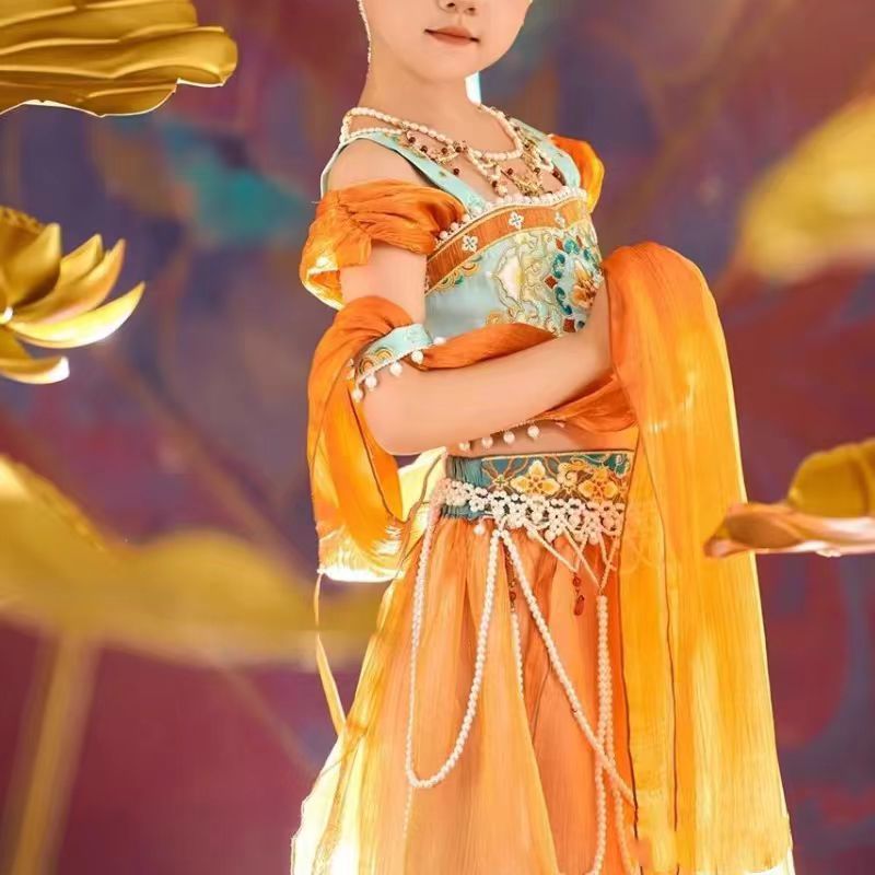 敦煌飞天儿童演出服女童