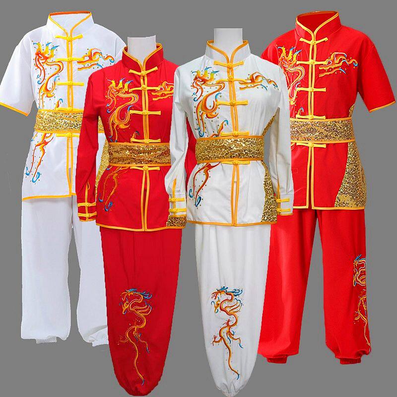 儿童武术表演服刺绣中小