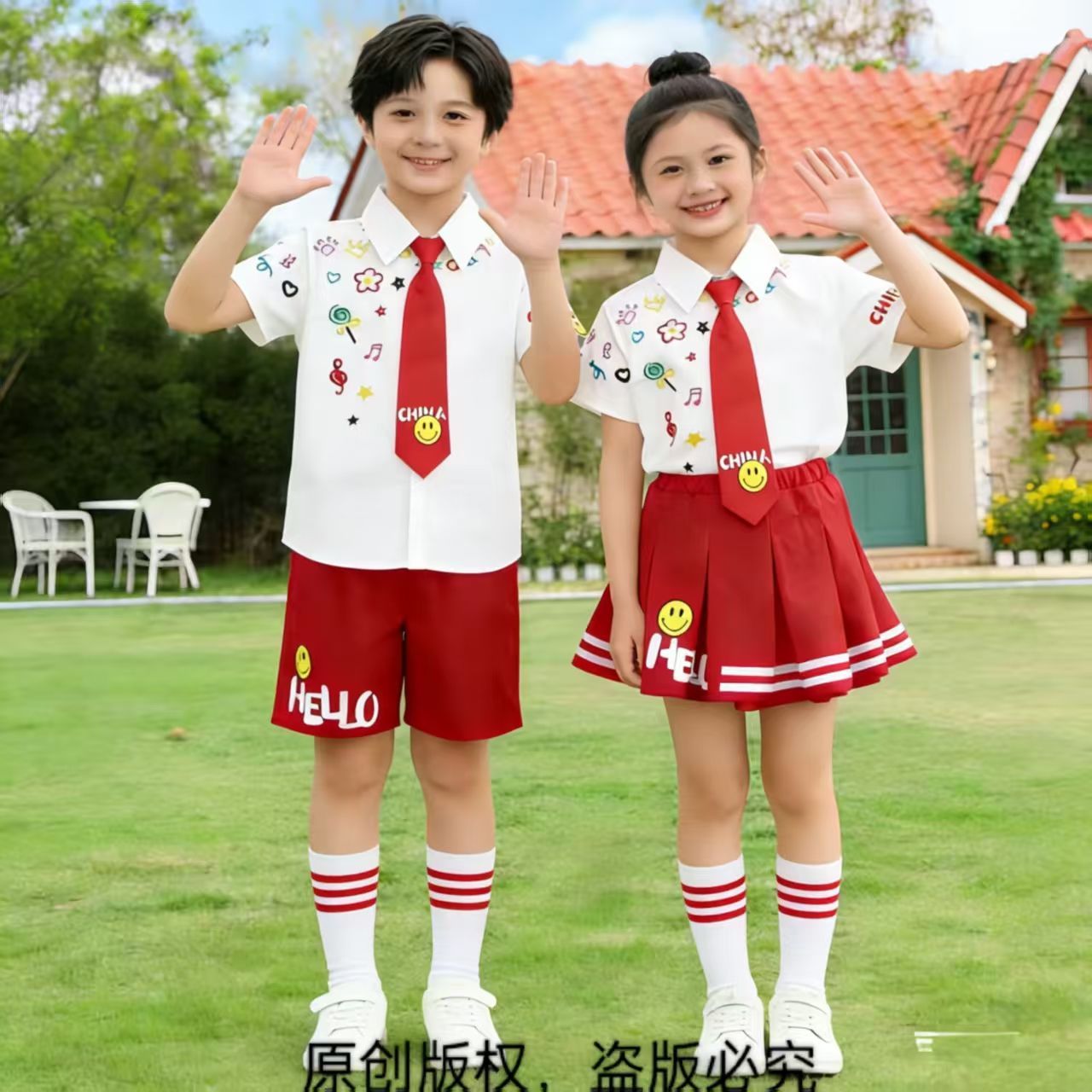 新款中小学生合唱团校园