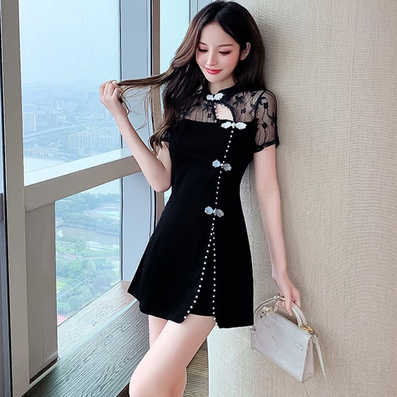 旗袍女夏改良年轻款少女