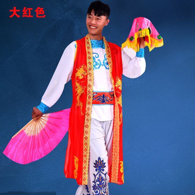 包邮男款东北大秧歌服装