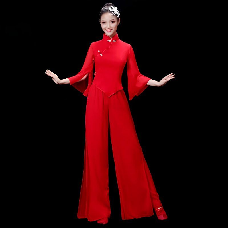 古典舞演出服女飘逸中国