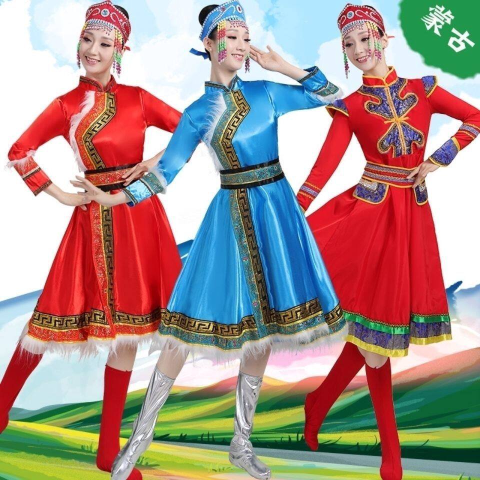 新款蒙古服装女少数民族